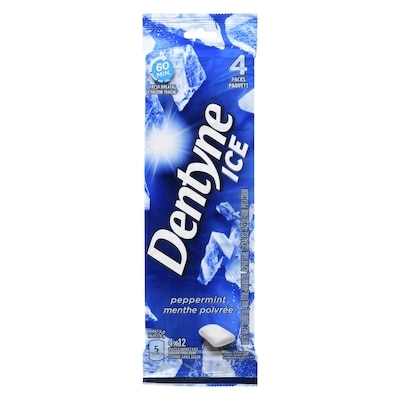 Dentyne Ice Sugar-Free Gum Peppermint 4 ea, $1.20/1ea