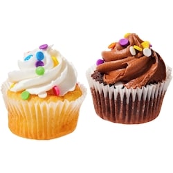 Farmer's Market Chocolate and Vanilla Mini Cupcakes - 284 g | Loblaws