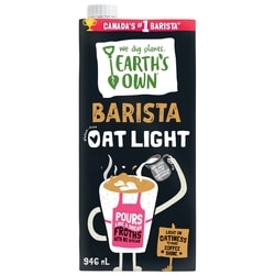 Earth's Own Barista Light Oat Milk Alternative 946 ml, $0.58/100ml