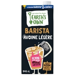 Earth’s Own Boisson à l’avoine légère Barista 946 ml, 0,58 $/100ml