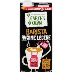Earth’s Own Boisson à l'avoine sans gluten barista avoine légère 946 ml, 0,58 $/100ml