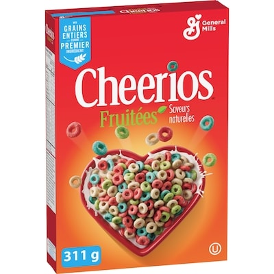 General Mills Cheerios Fruitees Saveurs Naturelles Cereales 311 g, 1,86 $/100g