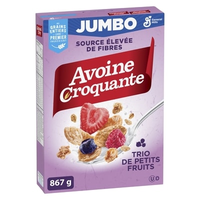 General Mills Trio De Petits Fruits Jumbo 867 g, 1,27 $/100g