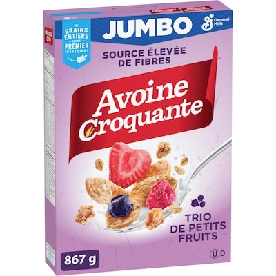 General Mills Trio De Petits Fruits Jumbo 867 g, 1,27 $/100g