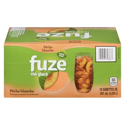 Fuze Thé glacé Pêche blanche 12x341.0 ml, 0,21 $/100ml