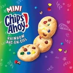 Christie CHIPS AHOY! MINI RAINBOW SNAK PAK, Made in a peanut-free