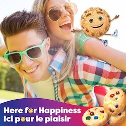 Christie CHIPS AHOY! MINI RAINBOW SNAK PAK, Made in a peanut-free