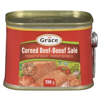 Grace Corned Beef 198 g, $2.17/100g