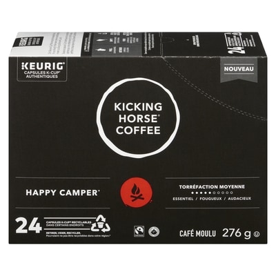 Kicking Horse Café moulu happy camper torréfaction moyenne 24 ea, 1,54 $/1ch