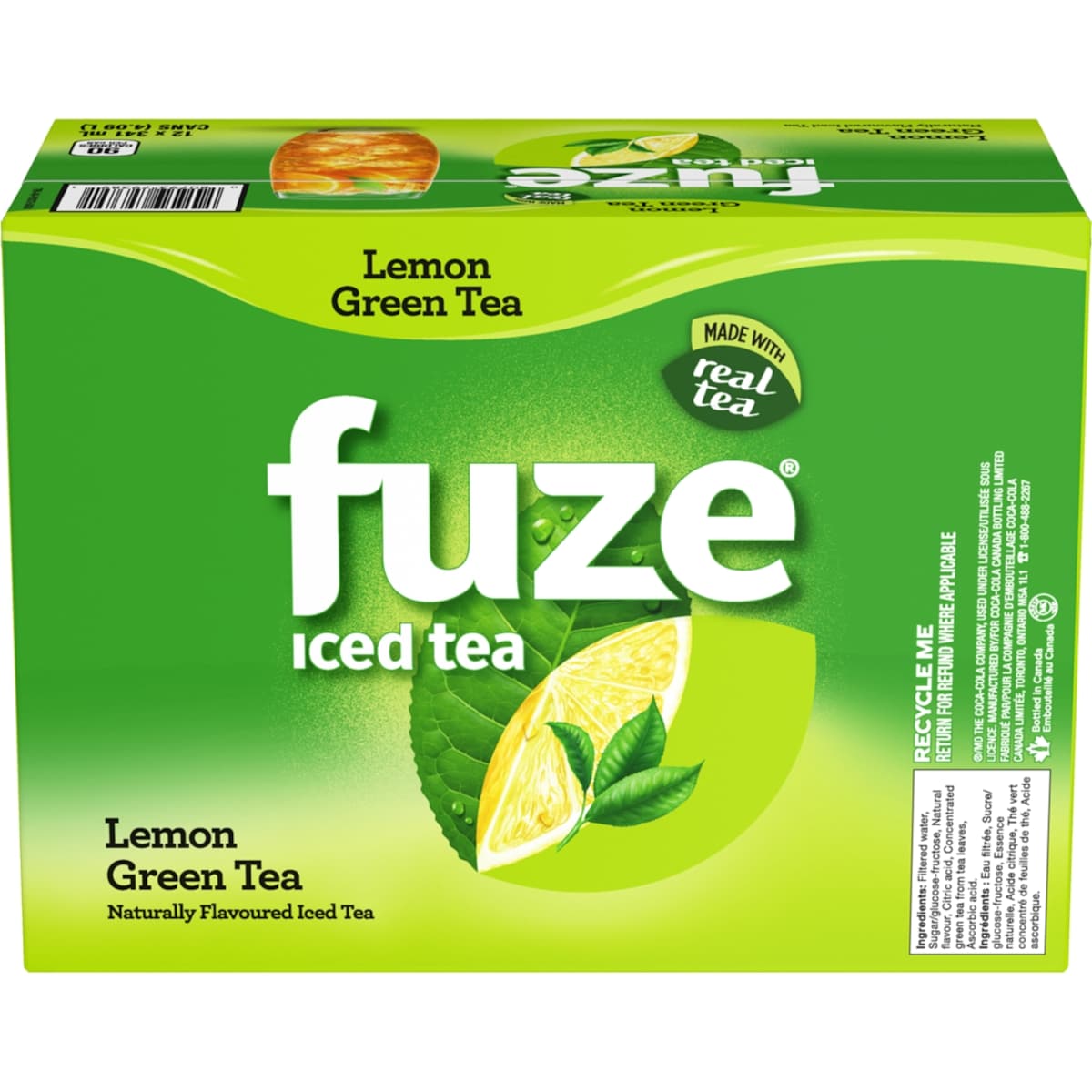 Fuze Iced Tea Green Tea Lemon 12x341.0 ml, $0.22/100ml