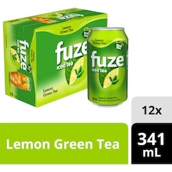Fuze Iced Tea Green Tea Lemon - 12x341.0 ml | Fortinos