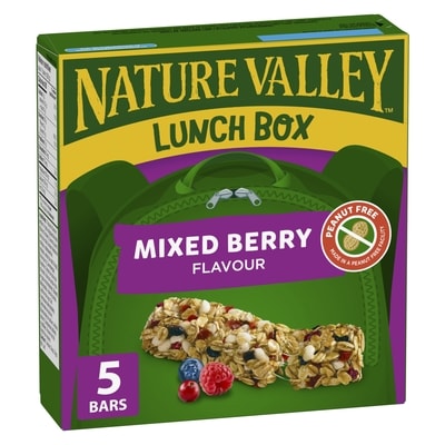 Nature Valley Lunchbox Granola Bars, Mixed Berry, Kids Snacks, 5 ct 130 g, $1.90/100g