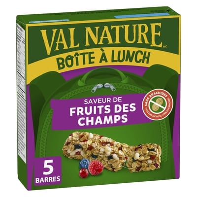 Nature Valley Barres Granola Lunchbox, Baies Mélangées, Collation pour Enfants, 5 unités 130 g, 3,07 $/100g