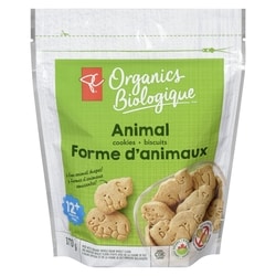 PC Biologique Biscuits forme d'animaux 12+ mois 170 g, 1,94 $/100g