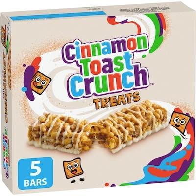 General Mills Cinnamon Toast Crunch Treat Bars 5Ct 120 g, $3.16/100g