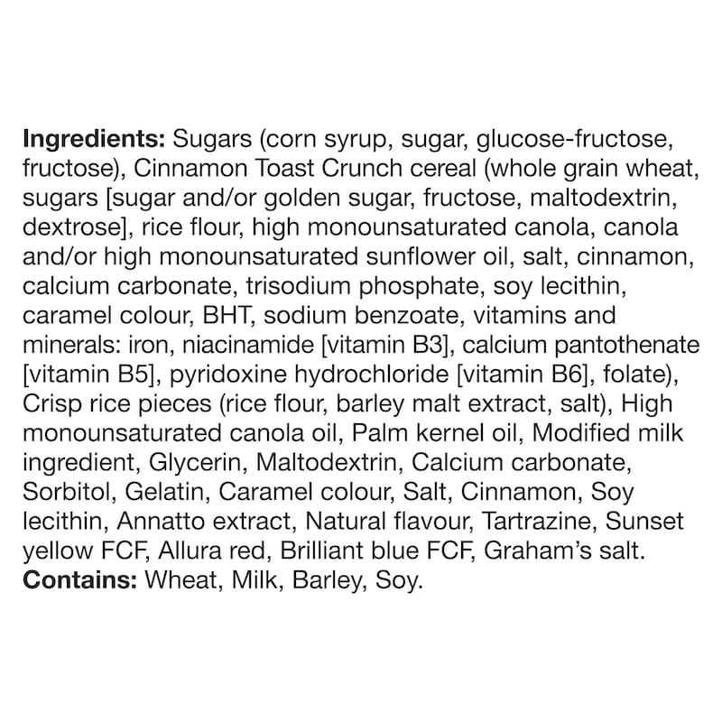 Cinnamon Toast Crunch Treat Bars 5Ct