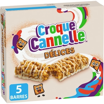 General Mills Croque Cannelle Delices 5 Barres 120 g, 3,16 $/100g