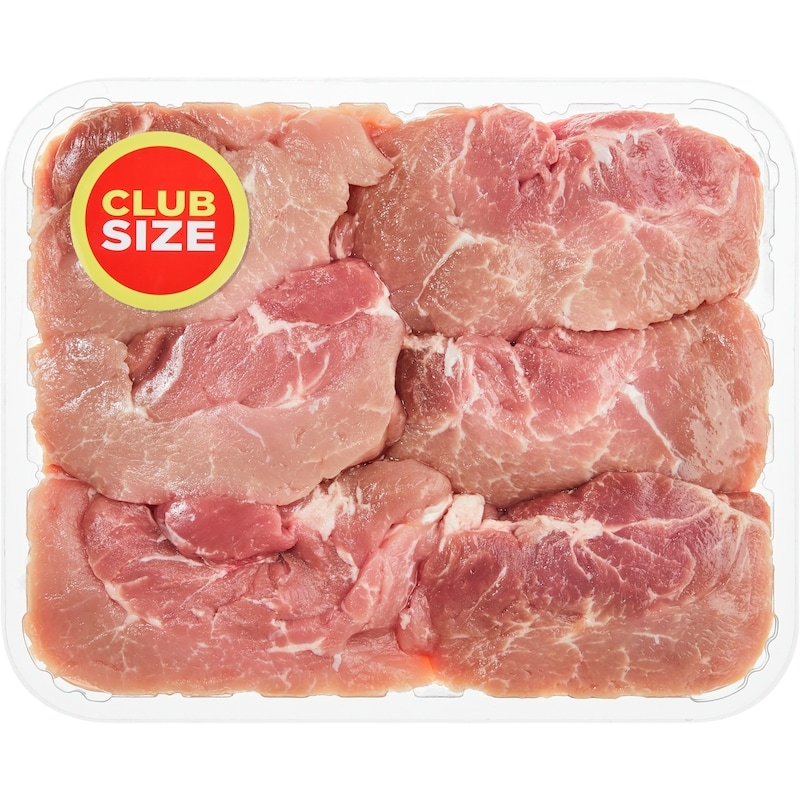 Boneless Sirloin Pork Chops, Club Pack