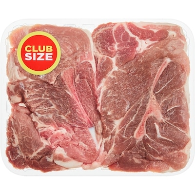 null Pork Shoulder Blade Steaks, Club Pack $16.51/1kg $7.49/1lb