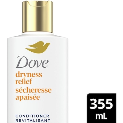 Dove Dryness Relief Revitalisant Apaise & Hydrate 355 ml, 1,83 $/100ml
