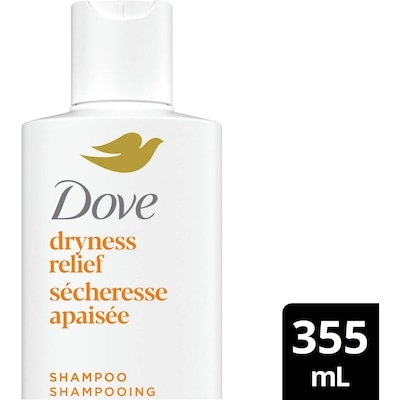 Dove Dryness Relief Shampoo (Soothe & Hydrate) 355 ml, $2.14/100ml