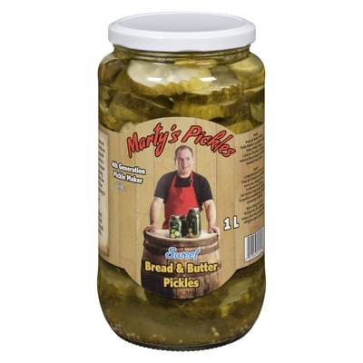 null Bread & Butter Pickles Sweet 1 l, $1.00/100ml