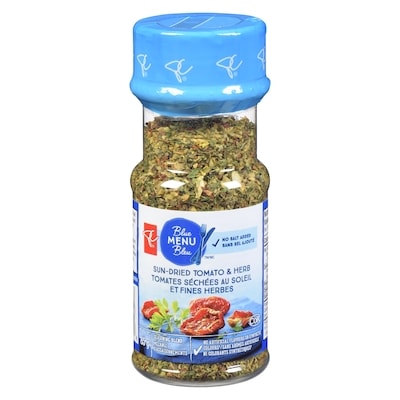 PC Menu Bleu Mélange d'assaisonnements tomates séchées au soleil et fines herbes 85 g, 4,71 $/100g