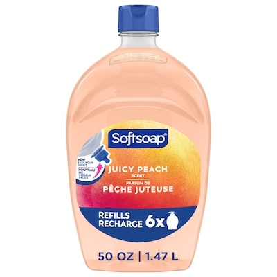 Softsoap Liquid Hand Soap Juicy Peach Scent Refills 1.47 l, $0.58/100ml