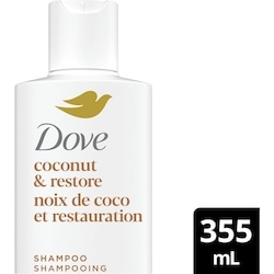 Dove Coconut Oil Shampoo Réparation & Brillance 355 ml, 1,41 $/100ml