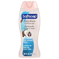 Softsoap Gel douche et de rasage pour le corps , parfum de noix de coco riche, 591 ml 591 ml, 0,76 $/100ml