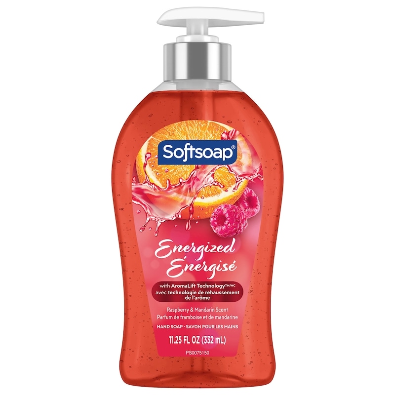 Softsoap Energized Liquid Hand Soap, Paraben Free, Pump Bottle