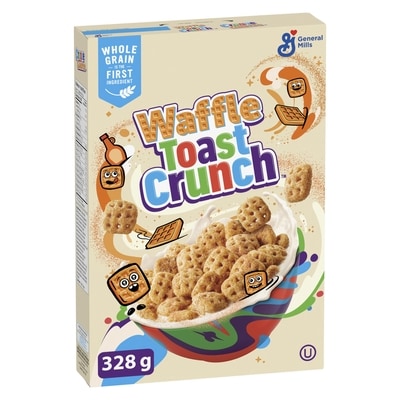 General Mills Cinnamon Toast Crunch, Waffle Cereal, Mapple Flavour 328 g, $1.52/100g