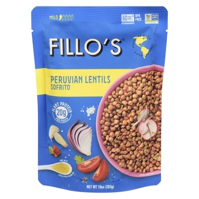 FILLO'S Peruvian Lentils Sofrito Mild 283 g, $1.94/100g