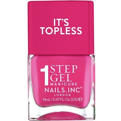Nails.Inc Topless 1 step gel manicure rose fuchsia intense 1 ea, 13,99 $/1ch
