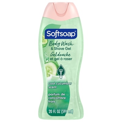 Softsoap Gel douche et de rasage pour le corps , parfum de concombre frais, 591 ml 591 ml, 1,01 $/100ml