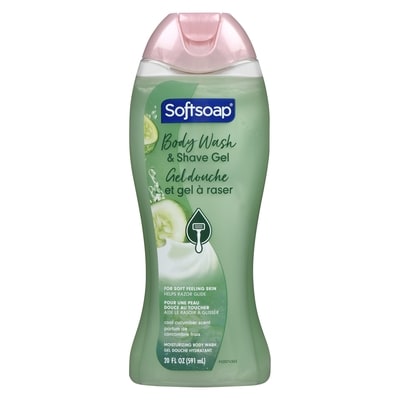 Softsoap Gel douche et gel à raser parfum de concombre frais 591 ml, 1,01 $/100ml