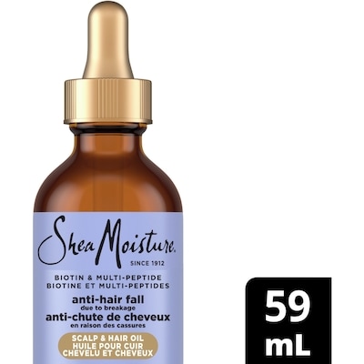 Shea Moisture Anti-Hair Fall Scalp & Hair Oil 59 ml, $20.34/100ml