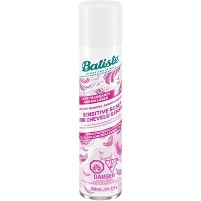 Batiste Shampooing Sec Cuir Chevelu Sensible Parfum Léger 200 ml, 6,50 $/100ml