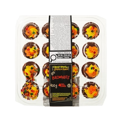 Délices du Marché Plateau de brownies d'automne 400 g, 1,50 $/100g
