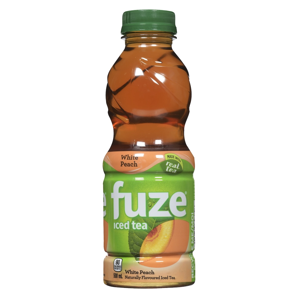 Fuze Iced Tea White Peach, bottle 500 ml, $0.50/100ml