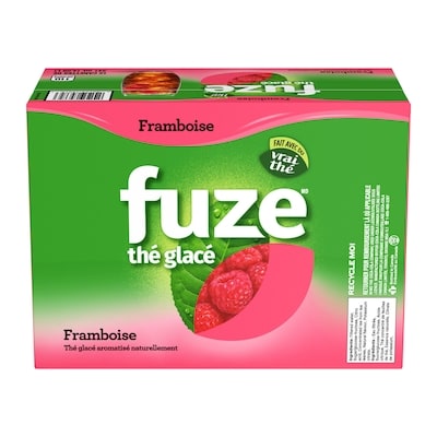Fuze thé glacé au framboise Cannettes 12x341.0 ml, 0,21 $/100ml