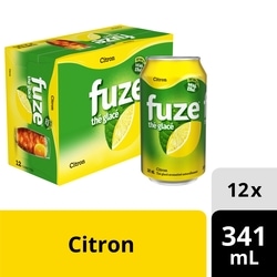 Fuze Thé glacé au citron canettes 12x341.0 ml, 0,24 $/100ml
