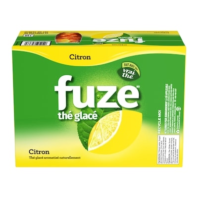 Fuze thé glacé au citron Cannettes 12x341.0 ml, 0,22 $/100ml