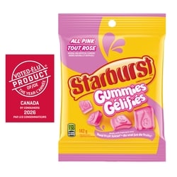 Starburst All Pink, Fruit Gummy Candy, Sharing Bag 142 g, $2.46/100g