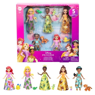 Disney Princesses Disney – Petites poupées – Coffret multiple – Princesses et amis 1 ea, 35,00 $/1ch