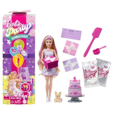 Barbie Party Unboxed Doll and Accessories 1 ea, $30.00/1ea