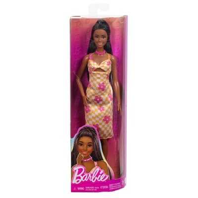 Barbie Pink & Orange Checkered Dress 1 ea, $13.00/1ea