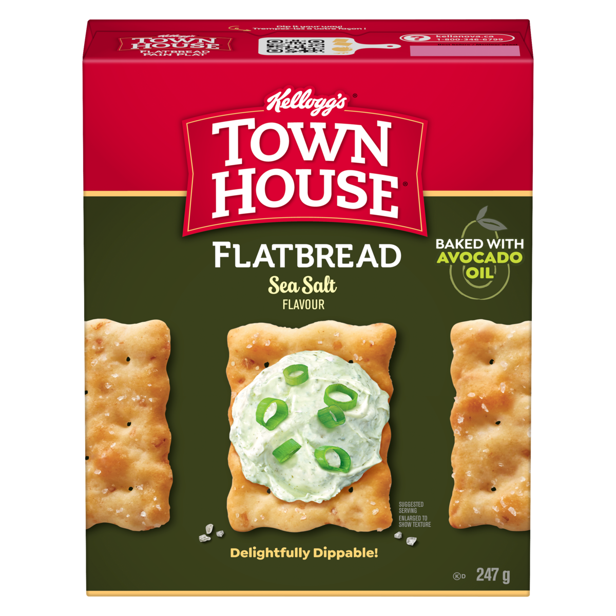 Town House Flatbread Sea Salt & Olive Oil Crackers