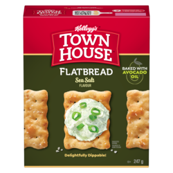 Kelloggs Flatbread Sea Salt & Olive Oil Flavour 247 g, $1.21/100g