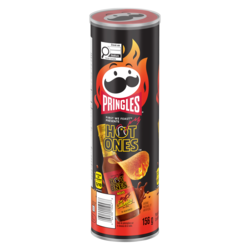 Pringles Hot ones croustilles saveur de rojo 156 g, 2,56 $/100g